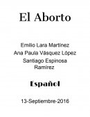 El siguiente ensayo muestra información clara y comprobada del aborto, tras investigar en varias páginas web y darnos a conocer de otras opiniones más profesionales