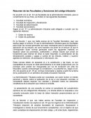 Resumen de las Facultades y Sanciones del código tributario.