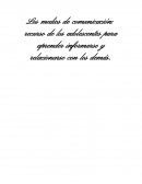 Los medios de comunicación y los adolescentes.