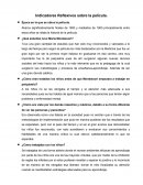 Indicadores reflexivos pelicula Montessori.