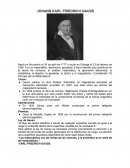 JOHANN KARL FRIEDRICH GAUSS