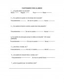 Cuestionario para alumnos de primaria.