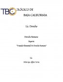 Historia del derecho romano.