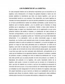LOS ELEMENTOS DE LA LOGISTICA.