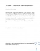 Actividad 1 “Problemas de programación dinámica”
