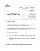 Procedimiento relleno duchas.