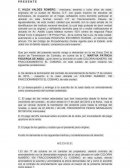 Demanda terminacion de contrato.