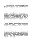 Diferencia entre estudios cualitativos y cuantitativos