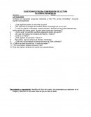 Cuestionario libro no somos irrompibles