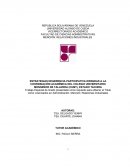 ESTRATEGIAS DEGERENCIA PARTICIPATIVA DIRIGIDAS A LA COORDINACIÓN ACADÉMICA DEL COLEGIO UNIVERSITARIO MONSEÑOR DE TALAVERA (CUMT), ESTADO TÁCHIRA