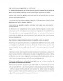 ¿Qué entendemos por ser iguales? ¿Y por ser diferentes?