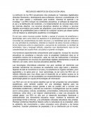 RECURSOS ABIERTOS EN EDUCACION (REA)