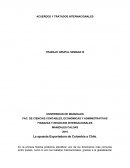 FINANZAS Y NEGOCIOS INTERNACIONALES. La apuesta Exportadora de Colombia a Chile.