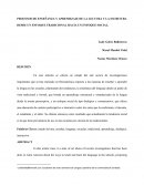 PROCESOS DE ENSEÑANZA Y APRENDIZAJE DE LA LECTURA Y LA ESCRITURA DESDE UN ENFOQUE TRADICIONAL HACIA UN ENFOQUE SOCIAL.