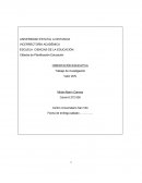 Trabajo de investigación Valor 20%