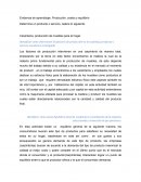 Evidencia de aprendizaje. Producción, costos y equilibrio. Carpintería, producción de muebles para el hogar.
