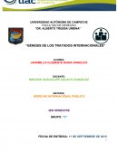 Tratados internacionales.