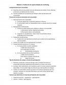 Módulo 2: Análisis de las oportunidades de marketing.