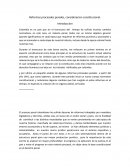 Reformas procesales penales, consideracion constitucional..