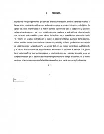 Analizar la relación entre las variables distancia y tiempo en un movimiento rectilíneo. Página 1