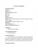 Evaluación Psicopedagógica *DATOS DEL ESCOLAR