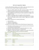 Normas de Seguridad e Higiene.