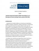 Gestión Integral de Residuos Sólidos Domiciliarios en el Municipio de Santo Domingo Oeste, periodo 2010-2016