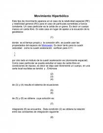 Movimiento Hiperbólico.. Página 1