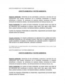 ASPECTOS AMBIENTALES Y FACTORES AMBIENTALES