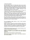 La historia de la televisión.
