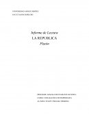 Informe de Lectura - La república de Platón