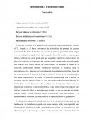 Introducción a trabajo de campo - Análisis egnográfico de una entrevista
