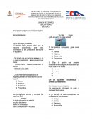 Examen de ESPAÑOL primer bloque para 3 de secundaria