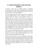 EL TURISMO HERRAMIENTA COMO EDUCACIÓN AMBIENTAL