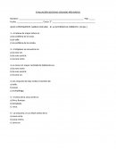 EVALUACIÓN SOCIEDAD SEGUNDO AÑO BÁSICO