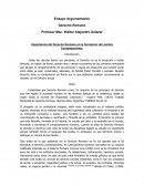 Importancia del Derecho Romano en la formación del Jurista Contemporáneo.
