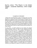 The Players in the Global Village