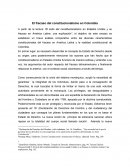 FRACASO DEL CONSTITUCIONALISMO EN COLOMBIA.
