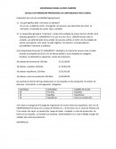 Evaluación de curso de contabilidad agropecuaria.