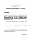 SOLICITUD DE VALIDACIÓN DE INSTRUMENTO DE INVESTIGACIÓN