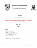 Listado taxonómico de artrópodos acuáticos en dos tipos de vegetación del municipio de Xicotepec Puebla, México