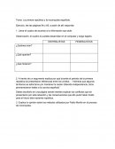 Tema: La primera república y la reconquista española.