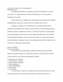 ENSAYO LENGUAJE Y PENSAMIENTO.