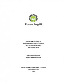 ESPECIALIZACION DE OPERACIONES Y LOGISTICA. Página 1