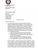 Propuesta del cambio Atención a control escolar