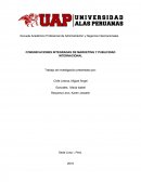 COMUNICACIONES INTEGRADAS DE MARKETING Y PUBLICIDAD INTERNACIONAL.