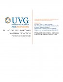 El uso del celular como material didáctico.