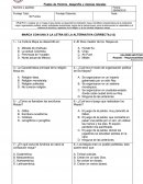 Prueba de Historia- Geografía y Ciencias Sociales.