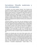 Surrealismo: Filosofía modernista y Arte contemporáneo