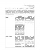 Ensayo comparativo del artículo 123 de la Ley Federal del Trabajo
